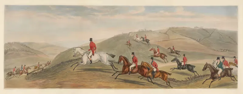 Дорожные всадники или фанки by Ричард Баррет Дэвис, 1841 — digital art print download