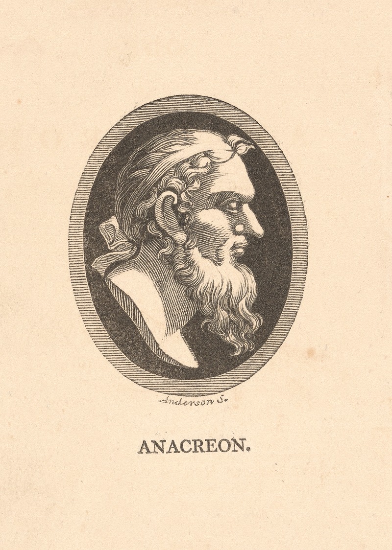 Анакрент by Александр Андерсон, 1805 — digital art print download