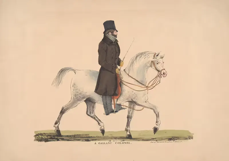 Галантный полковник. by Аноним, 1831 — digital art print download