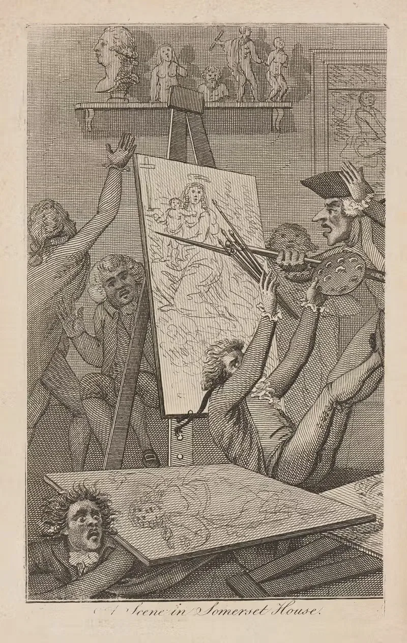 Сцена в Сомерсет-Хаусе by Аноним, 1796 — digital art print download