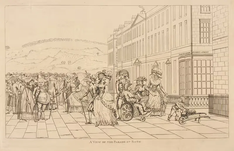 A view of the parade at Bath. — Anonymous