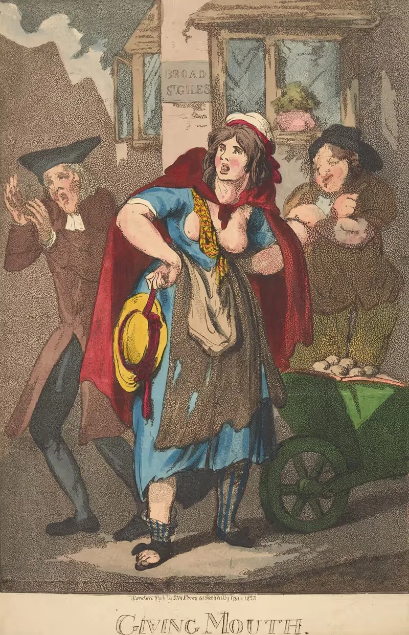 Giving mouth by Anonymous, 1823 — digital art print download