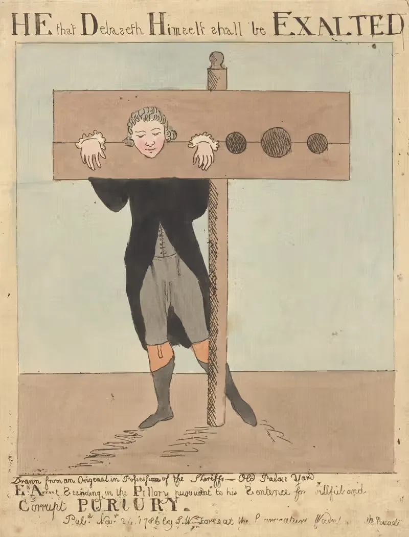Тот, кто унижает себя, будет возвышен. by Аноним, 1786 — digital art print download