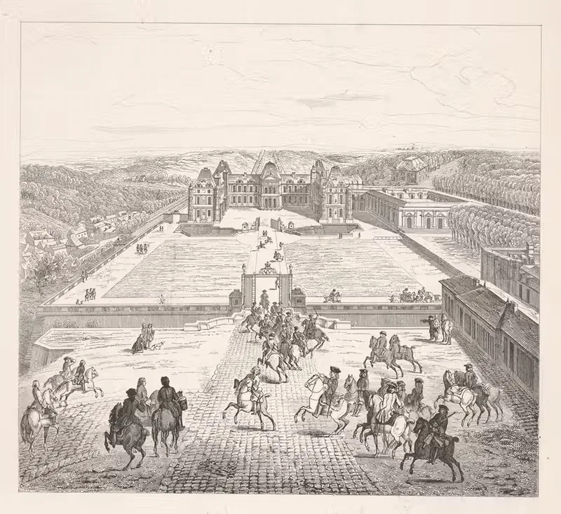 Шато Мёдон, около 1710 года by Аноним, 1838 — digital art print download