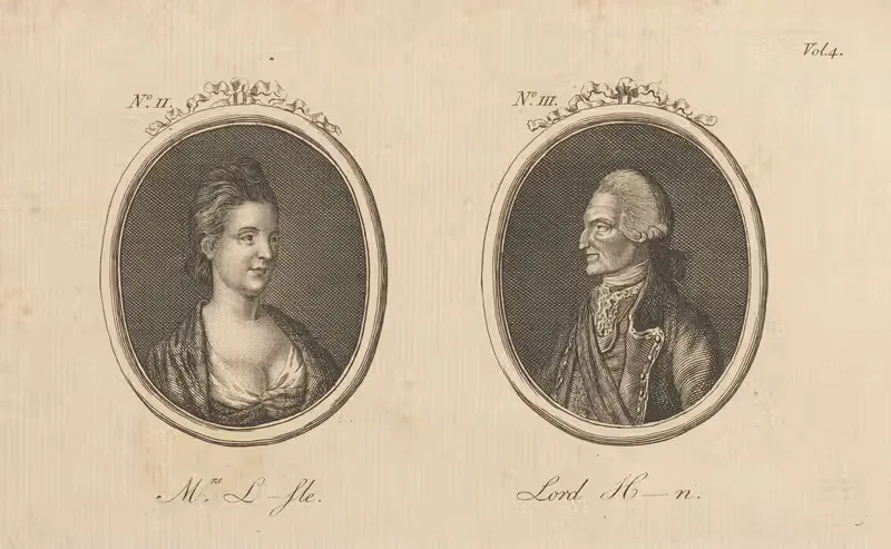 Миссис Л__л. Лорд Х__н by Аноним, 1782 — digital art print download