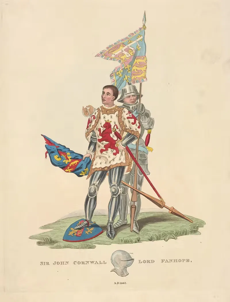 Sir John Cornwall Lord Fanhope, A.D. 1442. — Anonymous