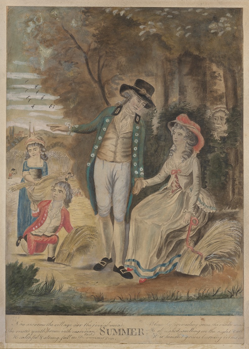 Лето by Аноним, 1795 — digital art print download