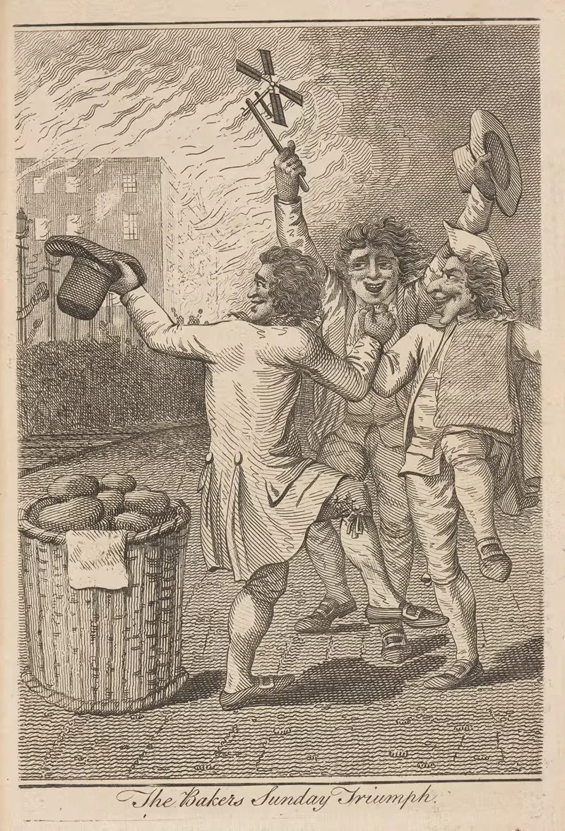 Воскресное триумфальное шествие пекарей. by Аноним, 1794 — digital art print download