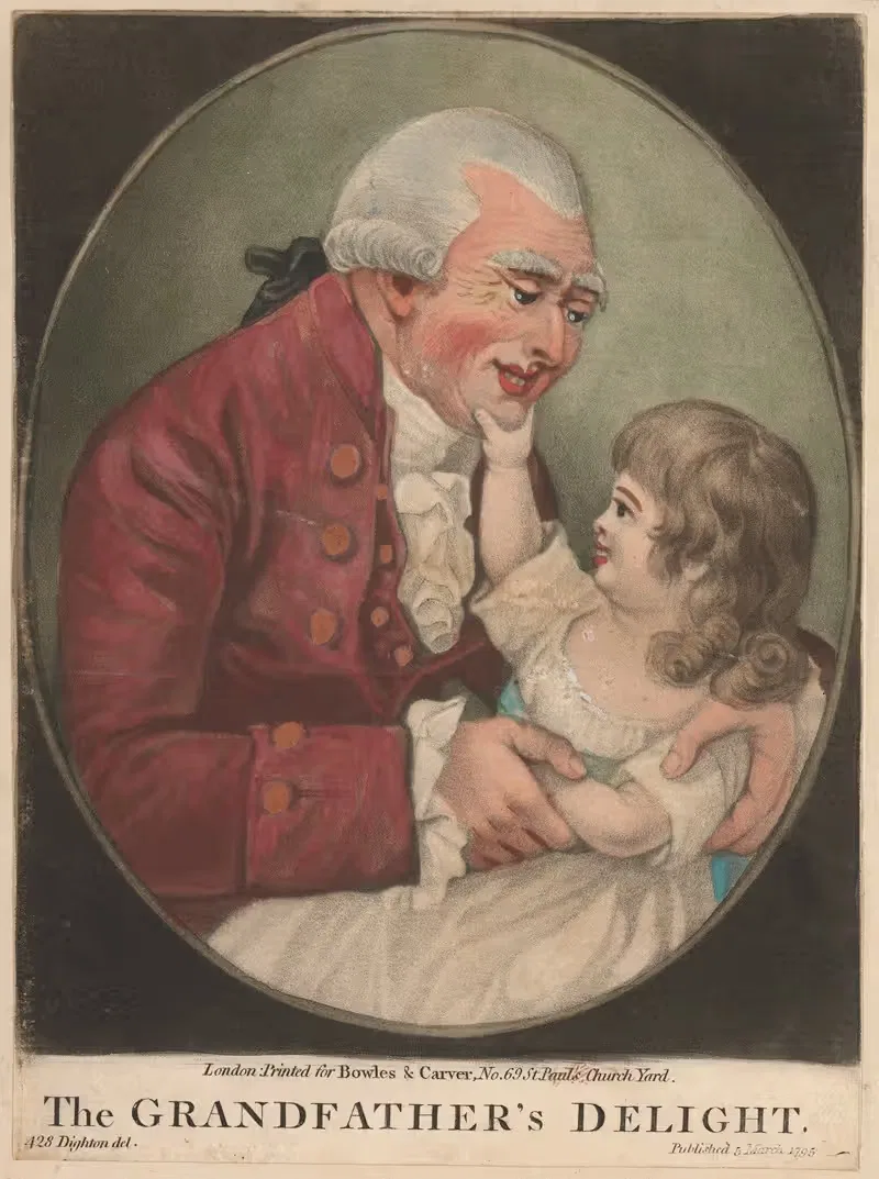 Удовольствие дедушки by Аноним, 1795 — digital art print download
