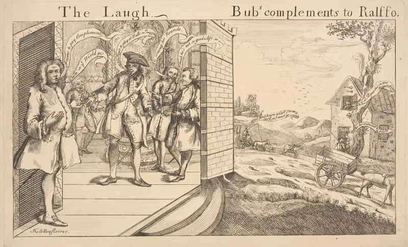 The laugh. Bubs complements to Ralffo. — Anonymous