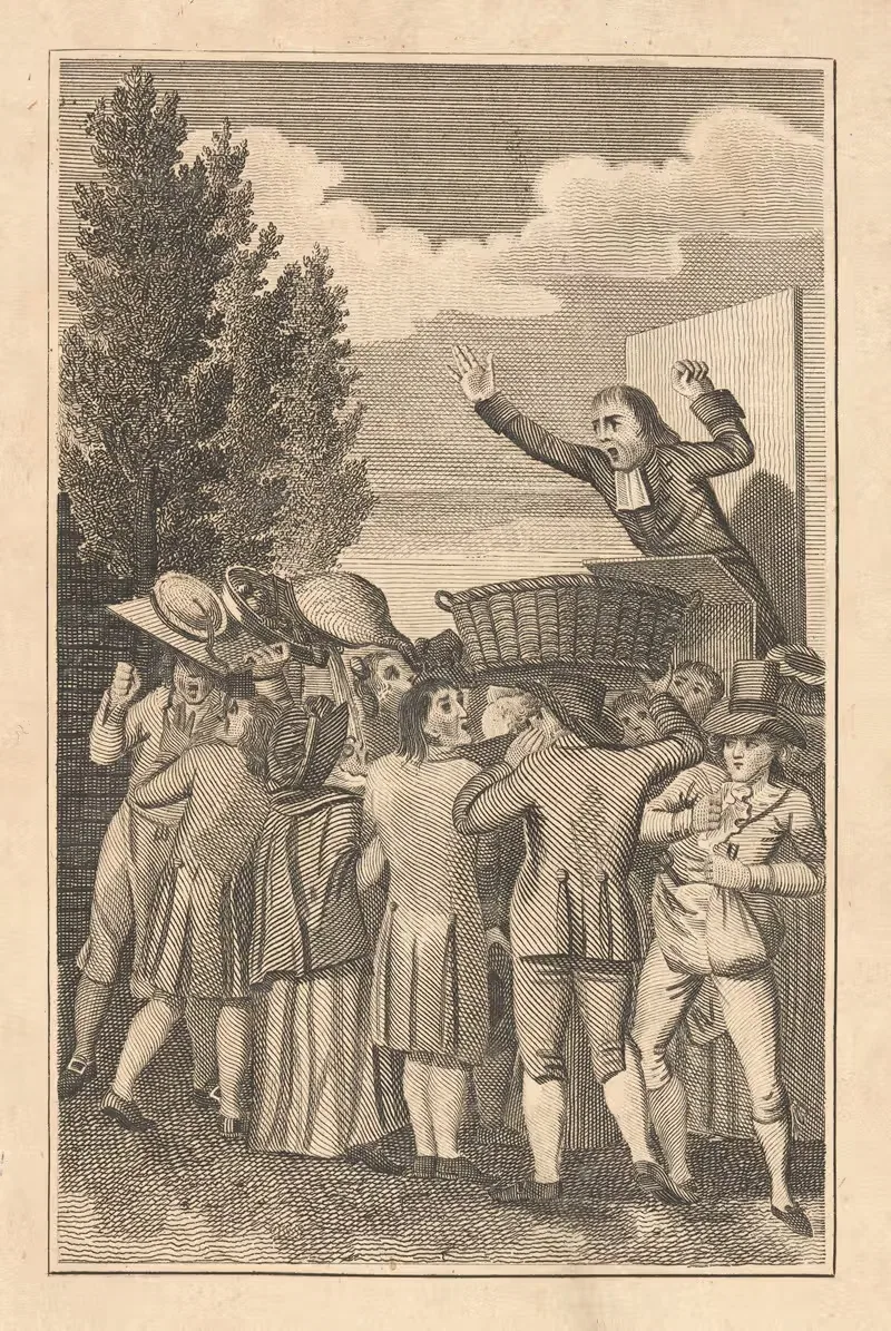 The self-ordained priest. by Anonymous, 1796 — digital art print download