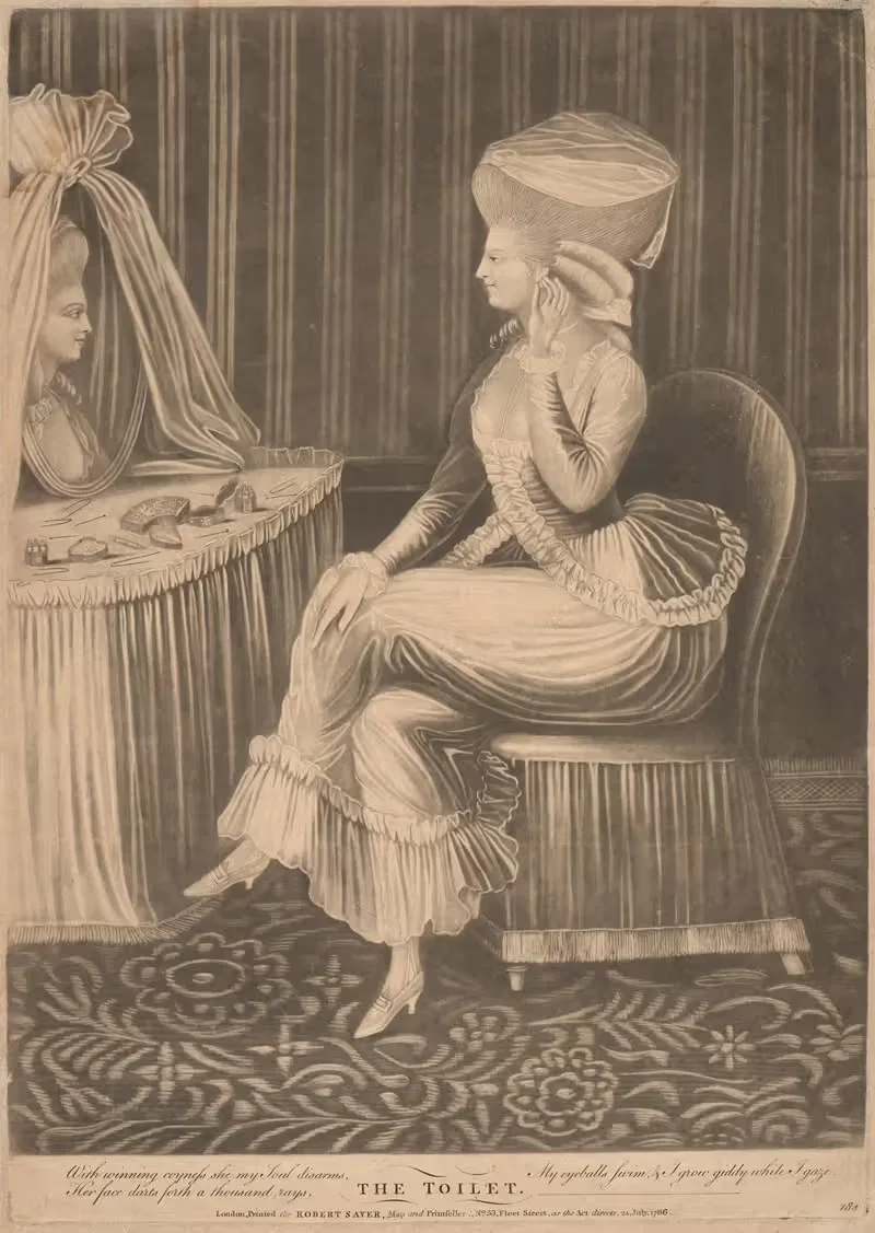 Туалет. by Аноним, 1786 — digital art print download