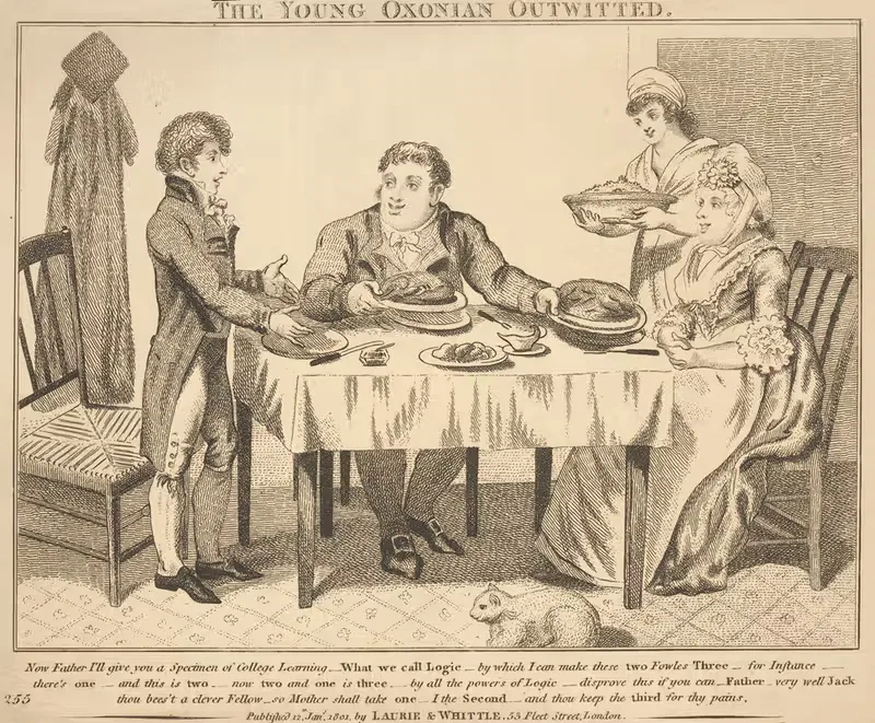 Молодой оксонианец обманул. by Аноним, 1801 — digital art print download