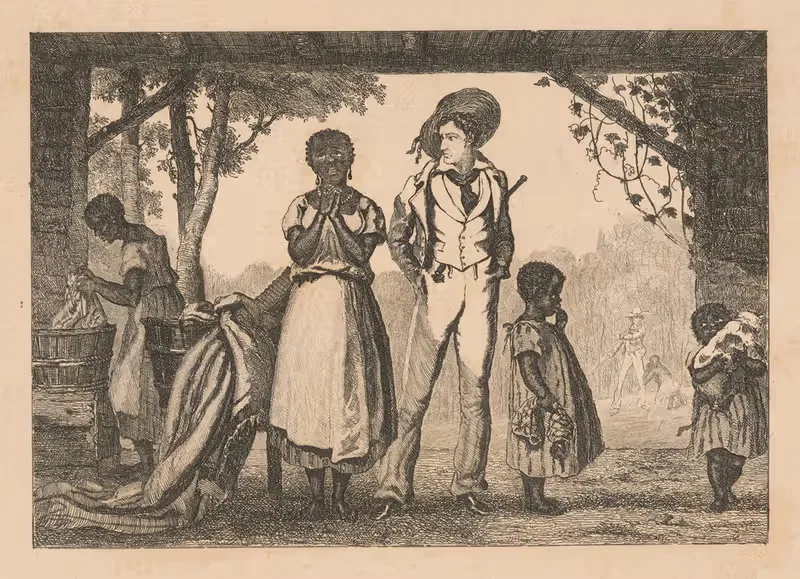 Сцена любви в Луизиане by Огюст Эрвье, 1836 — digital art print download