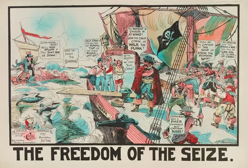 The Freedom of the Seize — Carey Cartoon Service