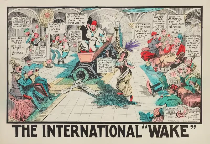 Международные 'Wake by Кэри Карикатур Сервис, 1915 — digital art print download