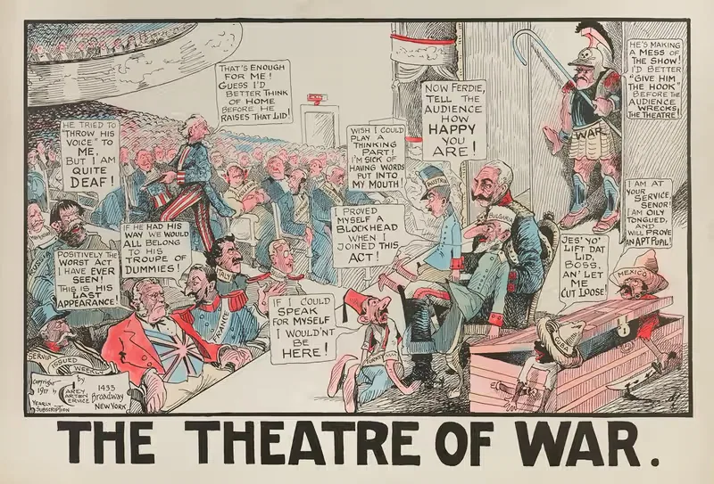 The Theatre of War — Carey Cartoon Service