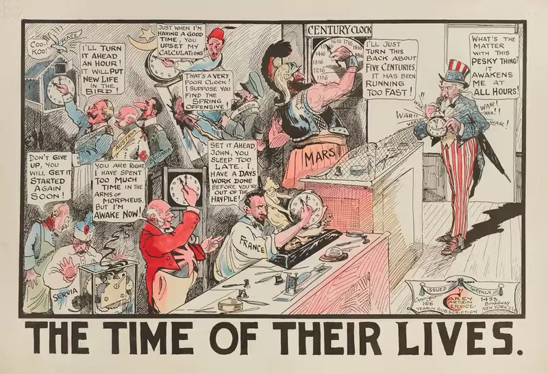 The Time of Their Lives — Carey Cartoon Service