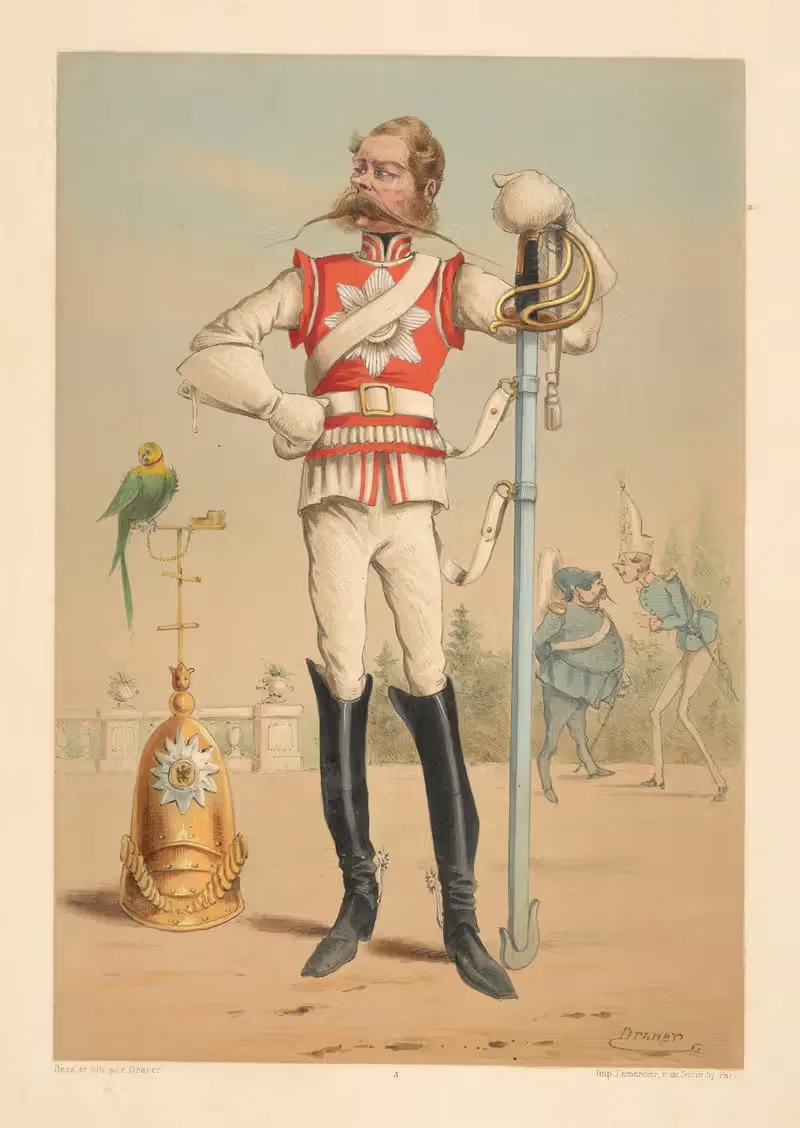 Military types, Prussia, 1862 Bodyguard — Draner