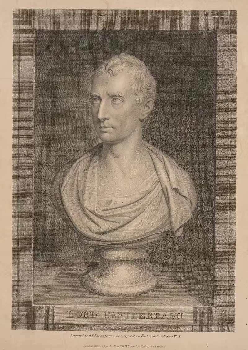 Lord Castlereagh by Georg Sigmund Facius, 1814 — digital art print download