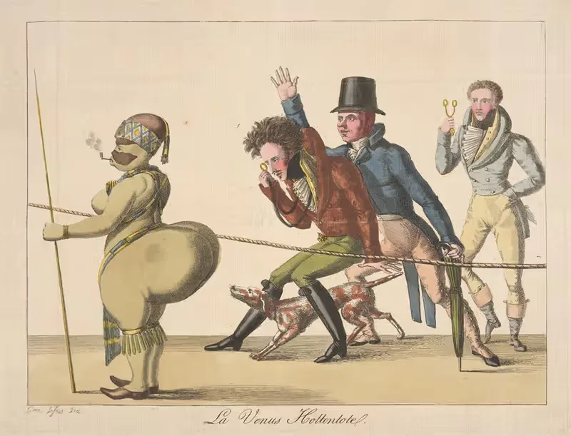 Готентотская Венера. by Джордж Лофтус, 1814 — digital art print download