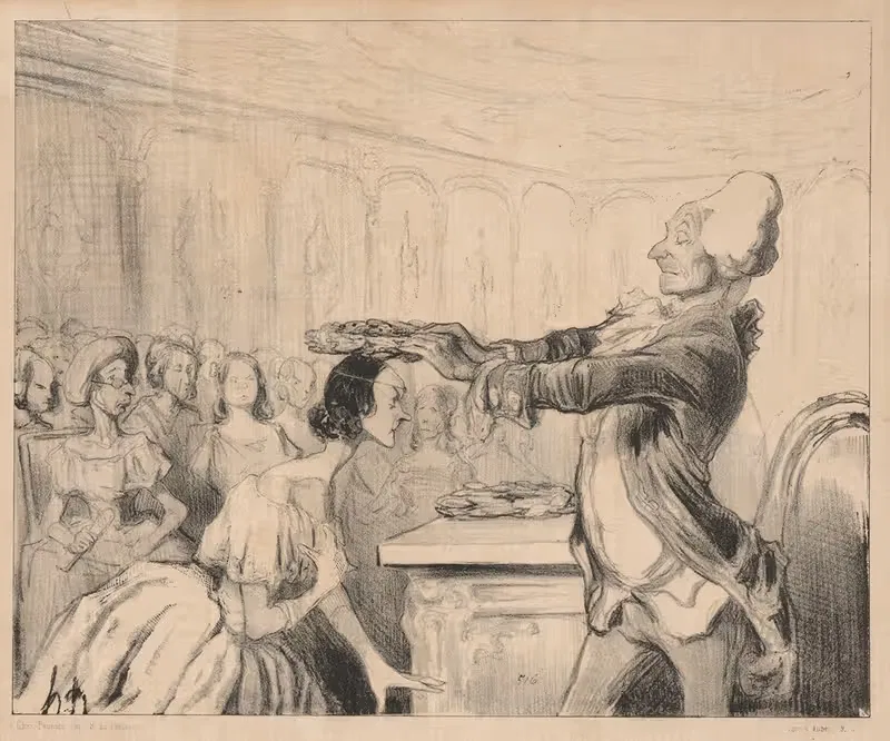 Academy of women — Honoré Daumier