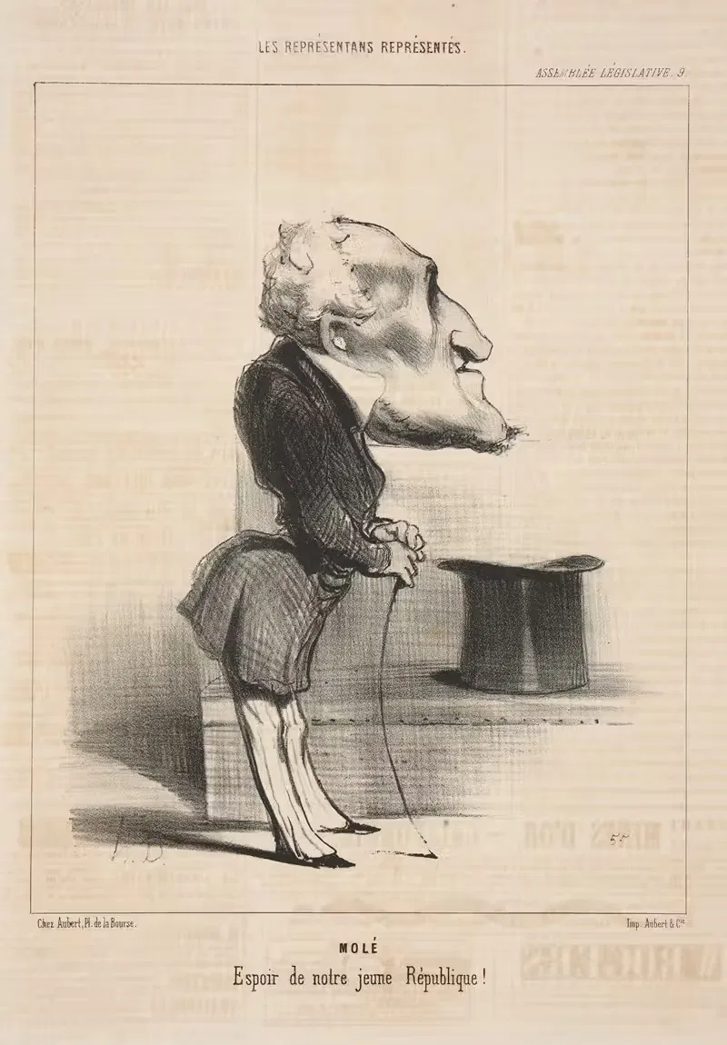 Mole. Hope of our young Republic! — Honoré Daumier