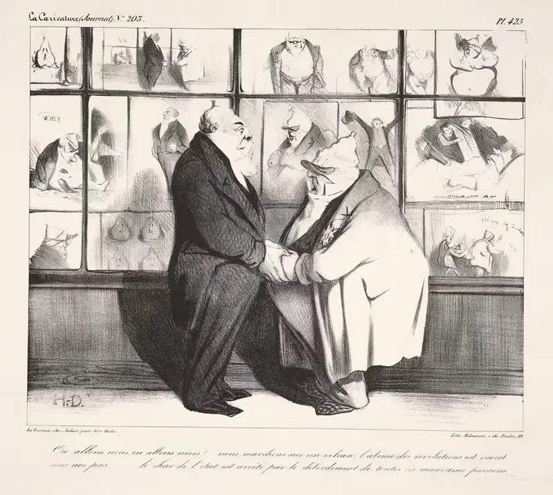 Where are we going, where are we going; We are walking on. — Honoré Daumier