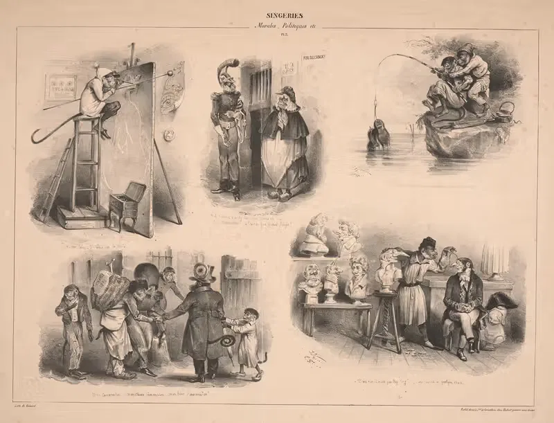 Шутки. Моральные, политические и т.д. by Ж. Ж. Гранвиль, 1832 — digital art print download