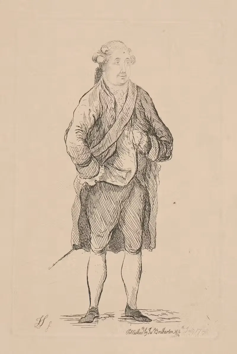 Portrait of George III — James Sayers