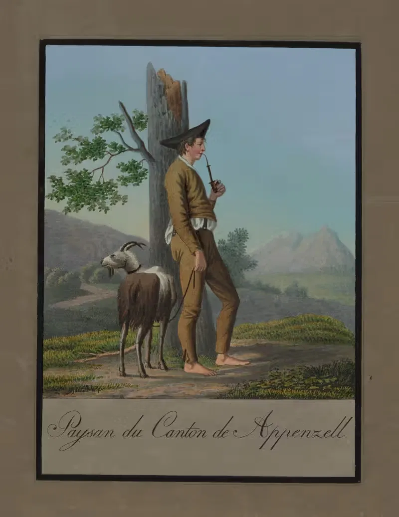 Крестьянин из Аппенцелля by Иоганн Эмануэль Лохер, 1820 — digital art print download