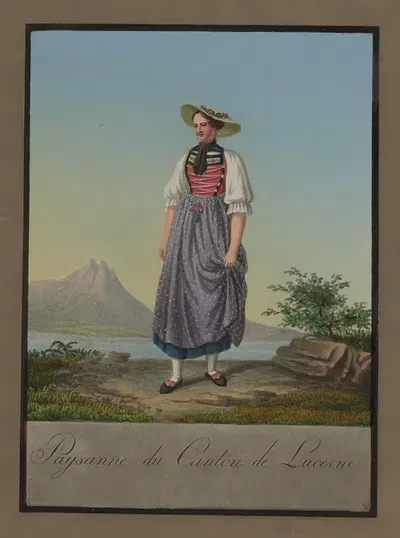 Крестьянин из Люцерна by Иоганн Эмануэль Лохер, 1820 — digital art print download