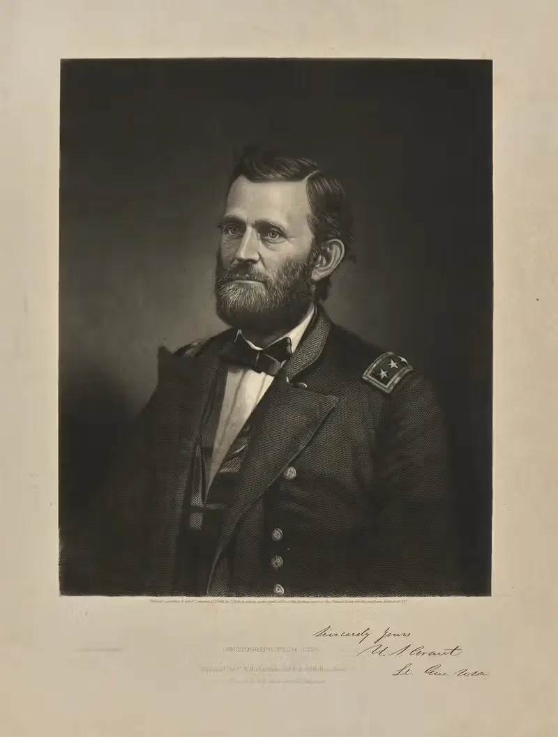 Ulysses S. Grant by John A. O'Neill, 1864 — digital art print download