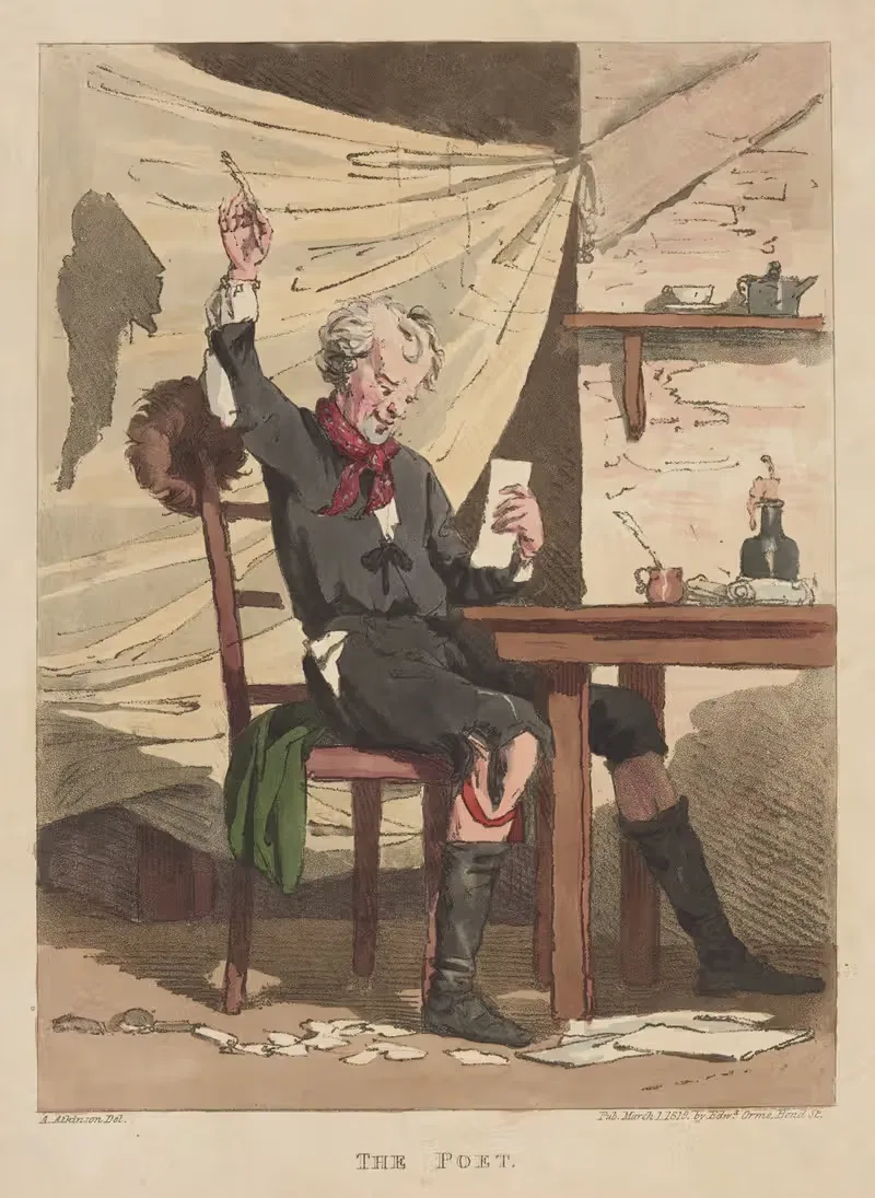 Поэт by Джон Август Аткинсон, 1819 — digital art print download
