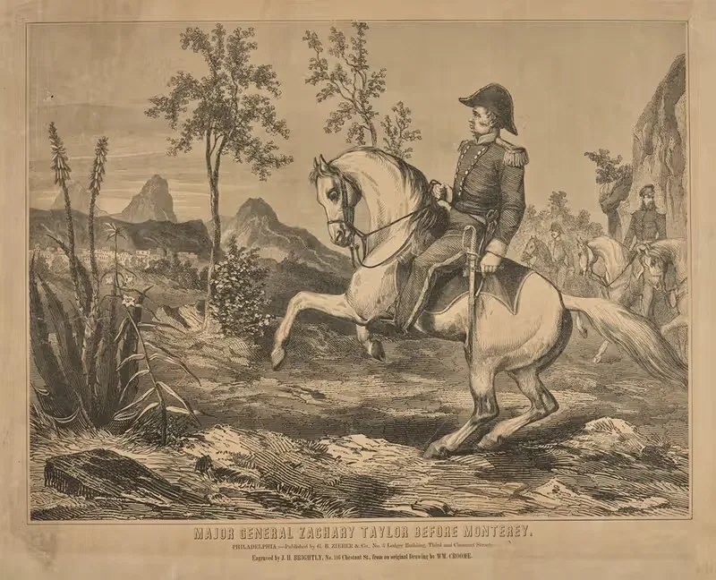 Major General Zachary Taylor before Monterey. — Joseph H. Brightly