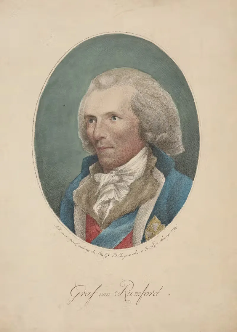 Граф фон Румфорд by Иосиф Раушмайр, 1797 — digital art print download