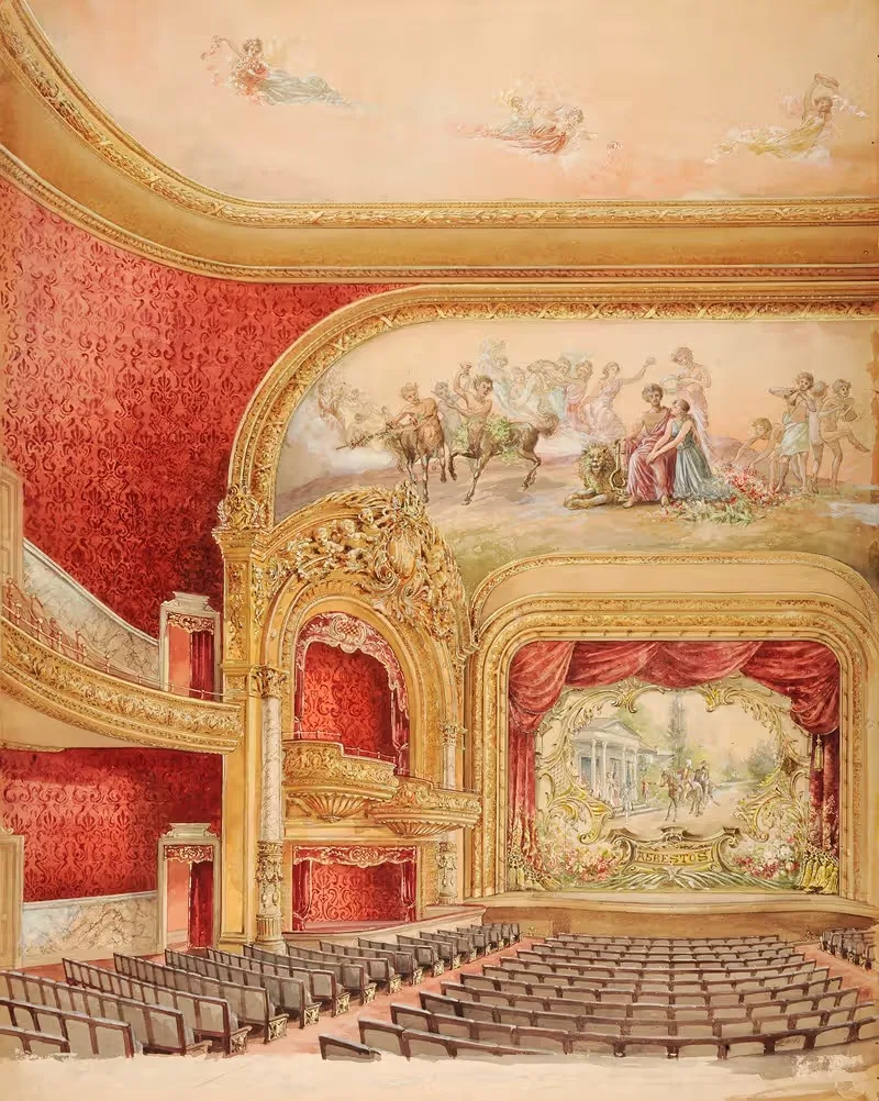 Театр Монтклер, Нью-Джерси by Лео Зильке, 1913 — digital art print download