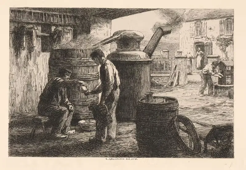 Аламбик by Леон Огюст Лермиц, 1872 — digital art print download