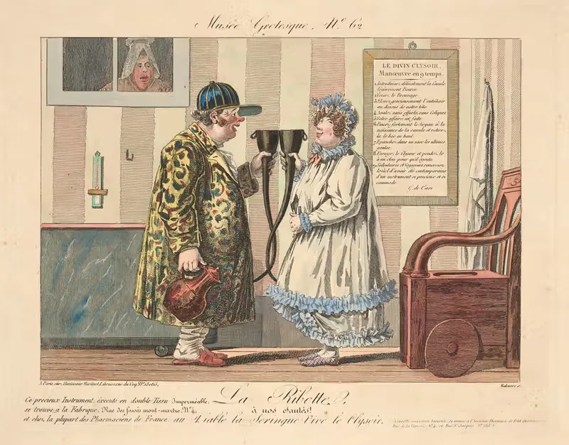 Музей гротеска, № 62. Ла риботт by Малевр, 1823 — digital art print download