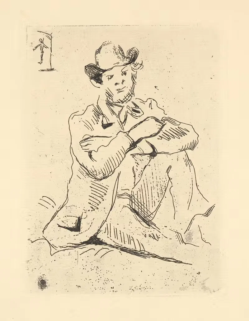 Portrait of Guillaumin. — Paul Cézanne