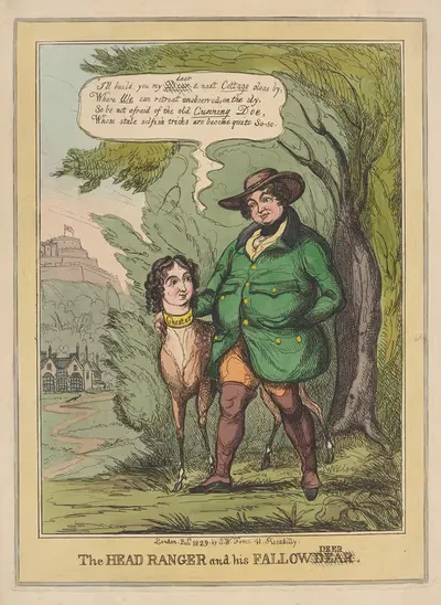Главный рейнджер и его косуля by Томас Хауэлл Джонс, 1829 — digital art print download