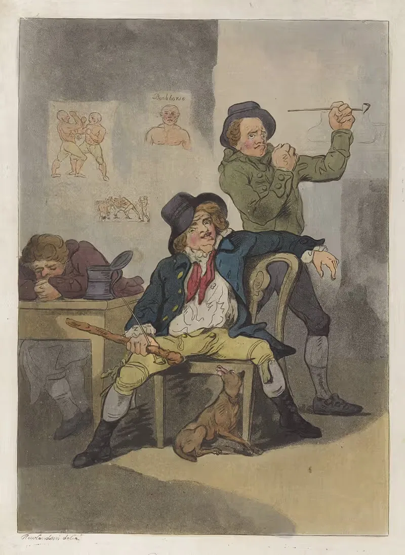 A brace of blackguards — Thomas Rowlandson