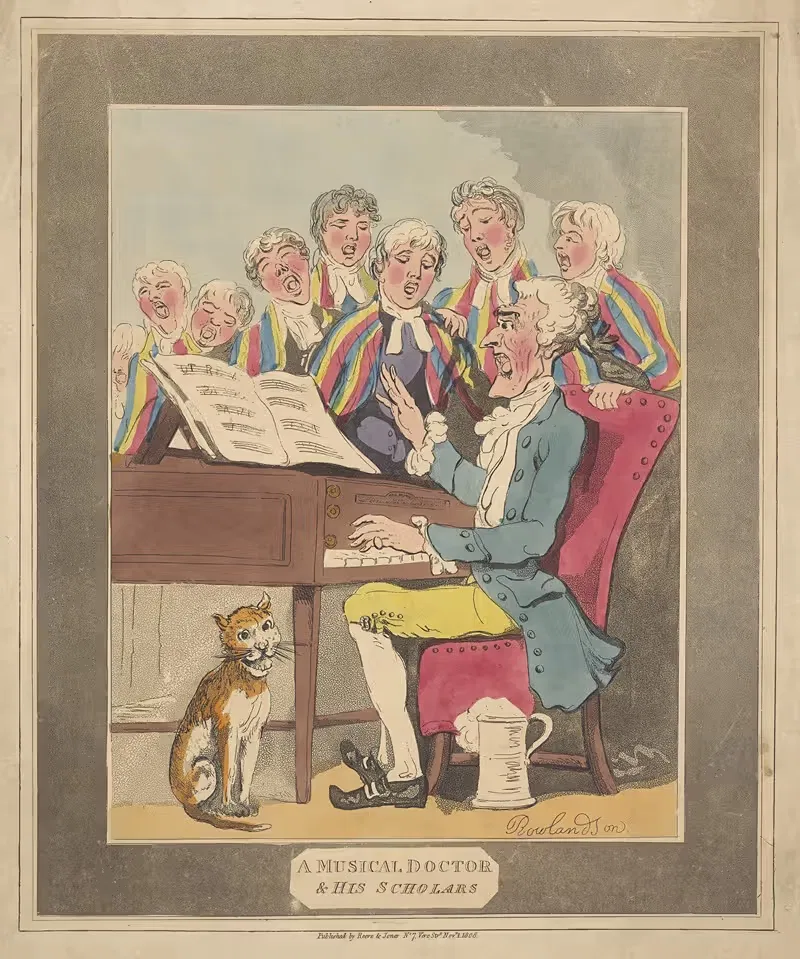 A musical doctor & his scholars — Thomas Rowlandson