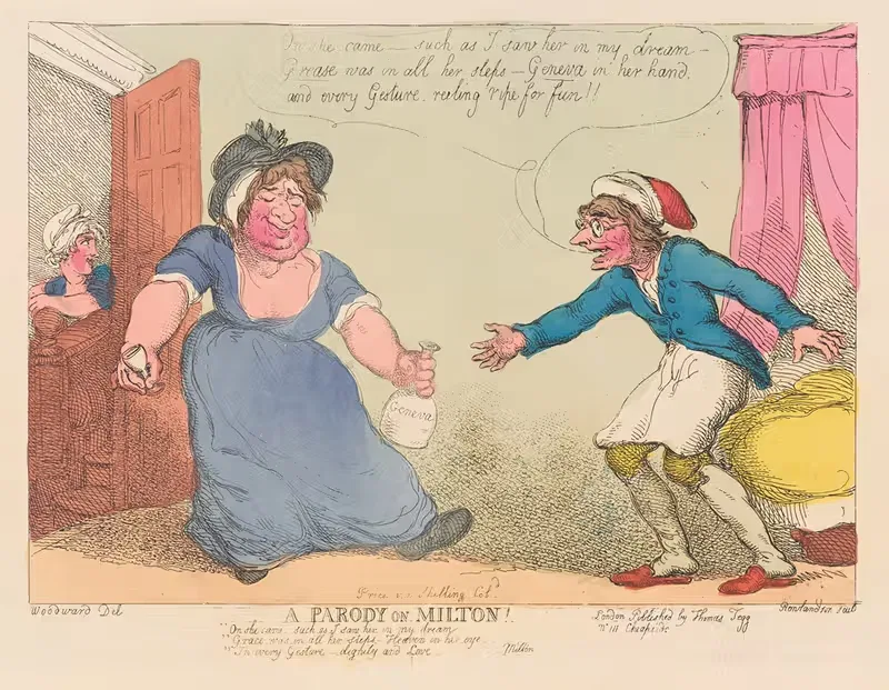 Пародия на Мильтона by Томас Роуландсон, 1807 — digital art print download