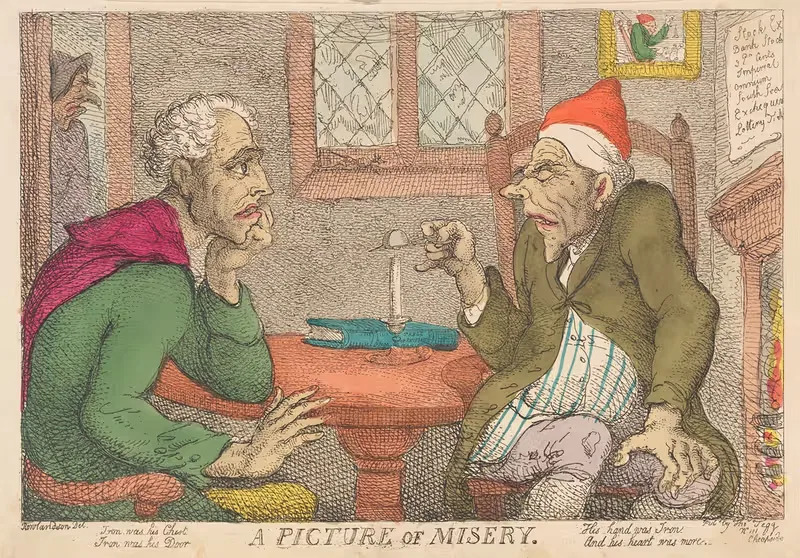A picture of misery — Thomas Rowlandson