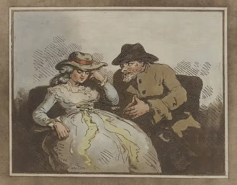Восторженный еврей by Томас Роуландсон, 1785 — digital art print download
