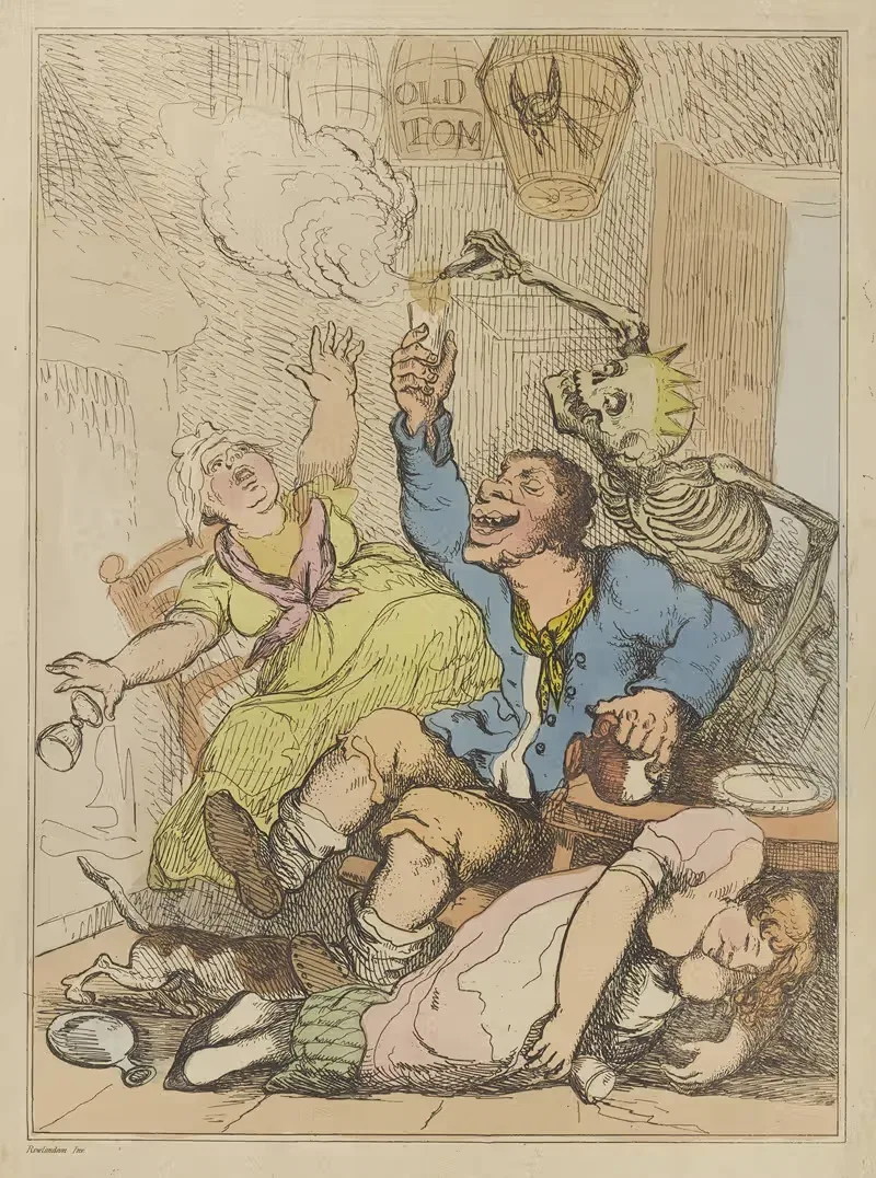 Смертельно живой by Томас Роуландсон, 1815 — digital art print download