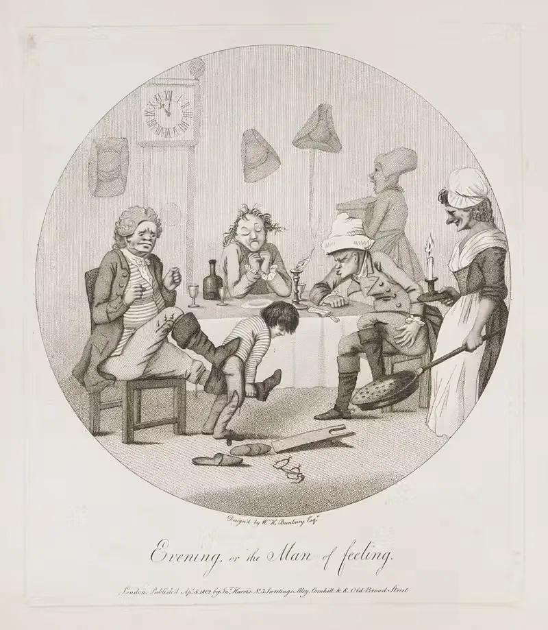 Evening, or the man of feeling — Thomas Rowlandson