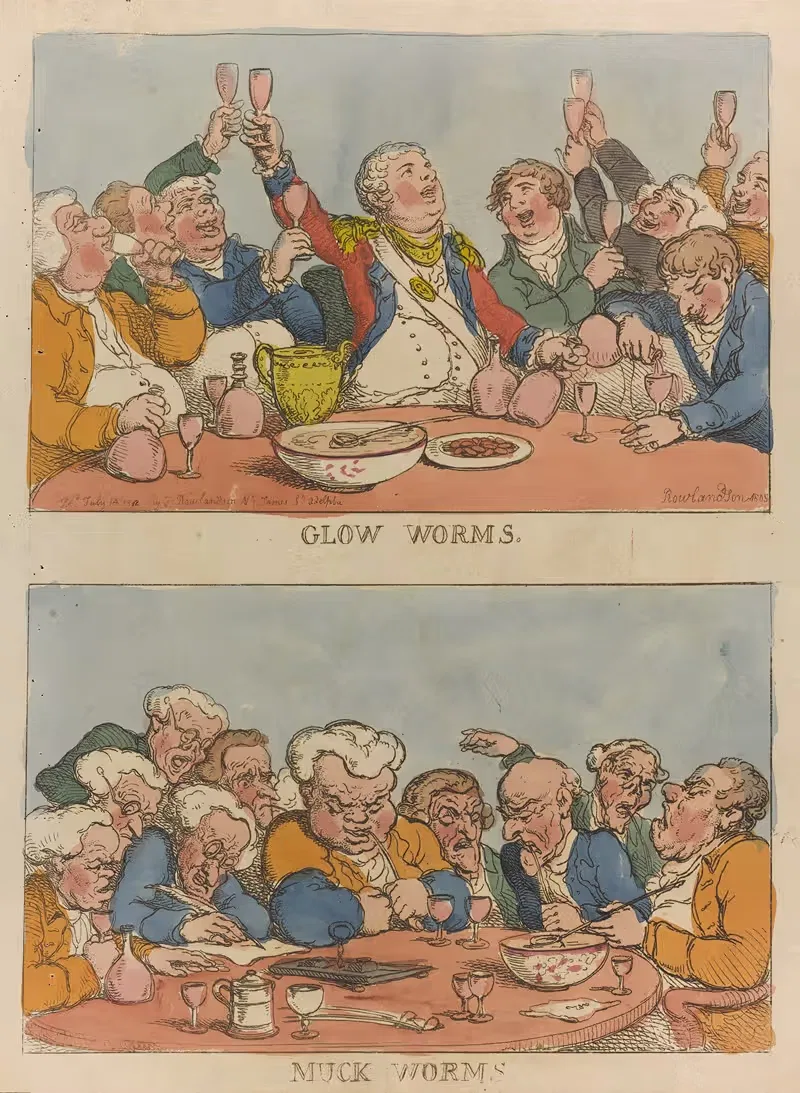 Светлячки. Черви by Томас Роуландсон, 1812 — digital art print download