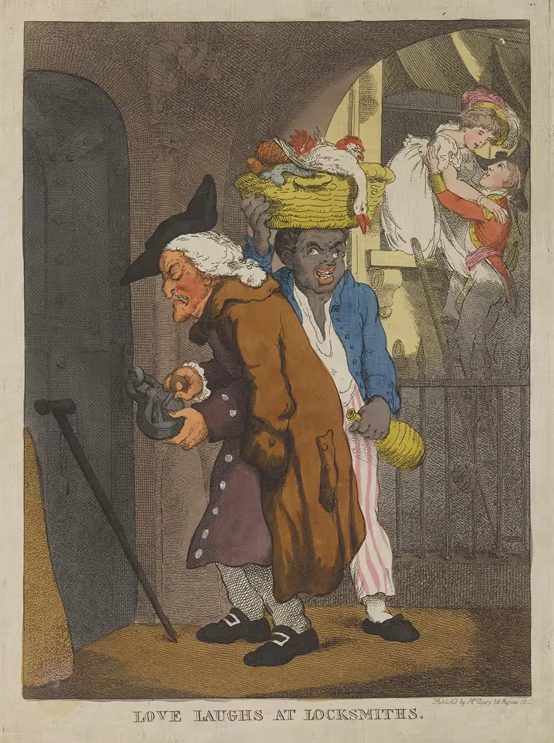 Любовь смеется над слесарями by Томас Роуландсон, 1813 — digital art print download
